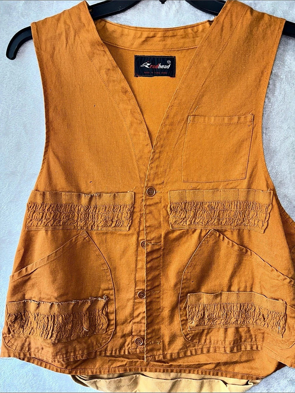 RedHead Men's Utility Vest in Orange